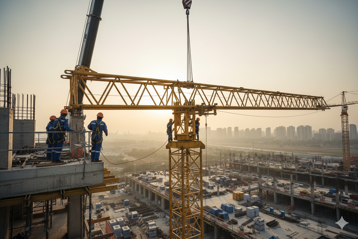 Top-less Kule Vinç Teknolojisi: Avantajları ve Kullanım Alanları